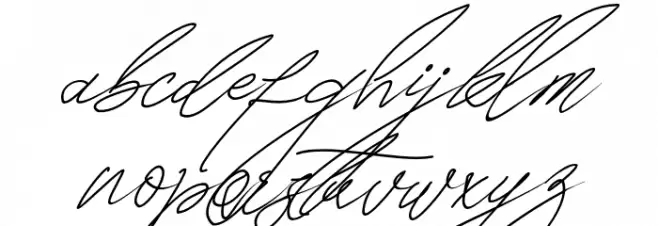 Seoulscript-Italic फ़ॉन्ट लोअरकेस