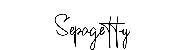 Sepagetty  Free Fonts Download