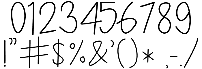 Sepagetty Font OTHER CHARS