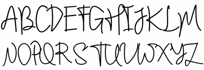 Sepagetty フォント 大文字