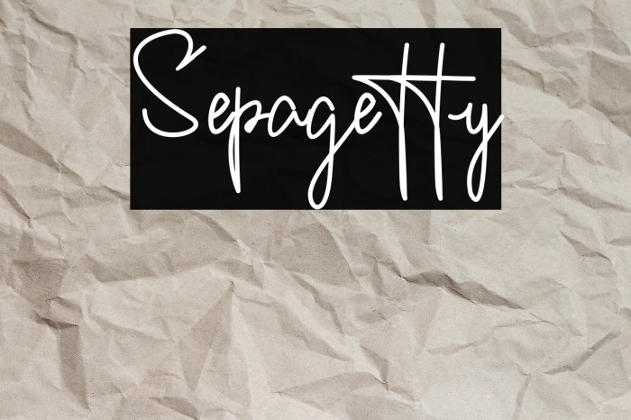 Sepagetty Example 2