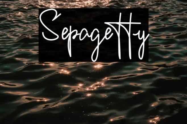 Sepagetty Example 3