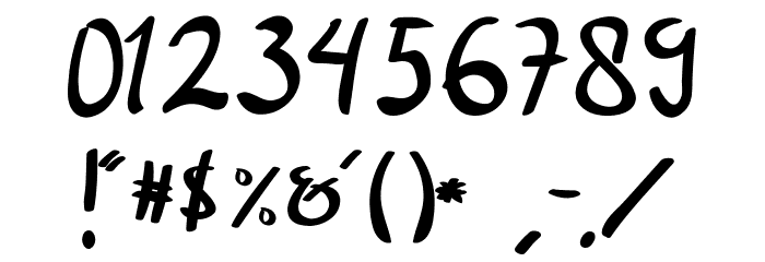 Separate Font Alte caractere