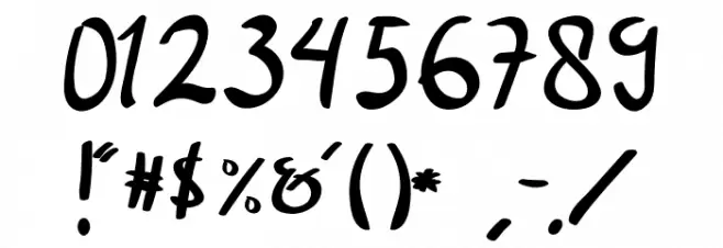 Separate Font Alte caractere