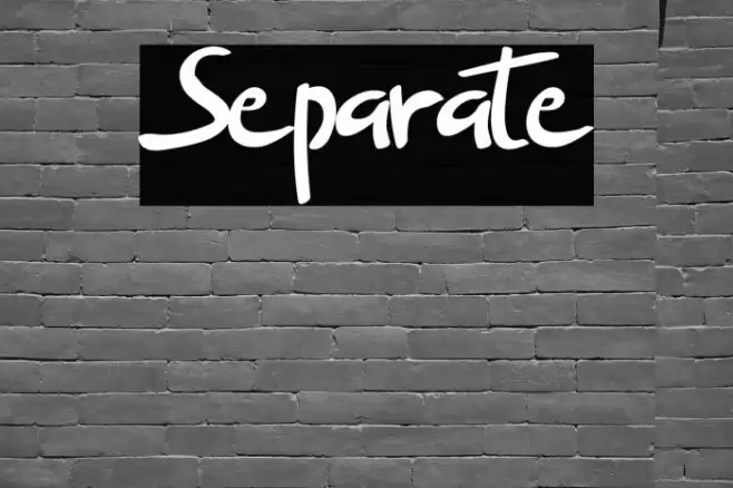 Separate Font examples