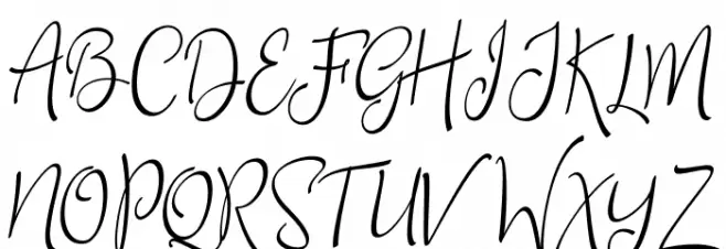 SepatikScript Schriftart Groß