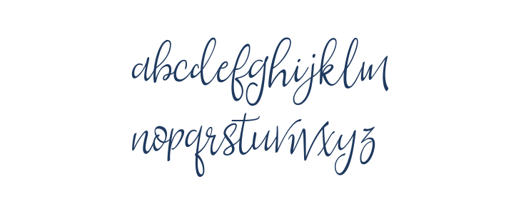 SepatikScript Lowercase