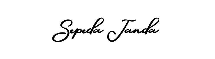 Sepeda Janda  नि: शुल्क फ़ॉन्ट्स डाउनलोड