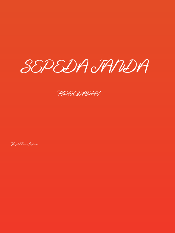 Sepeda Janda Poster