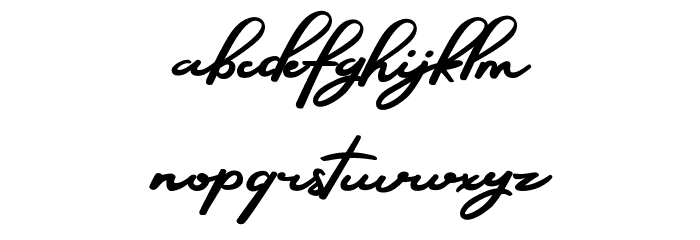 Sepeda Janda Font LOWERCASE