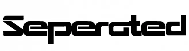 Seperated  Frei Schriftart Herunterladen