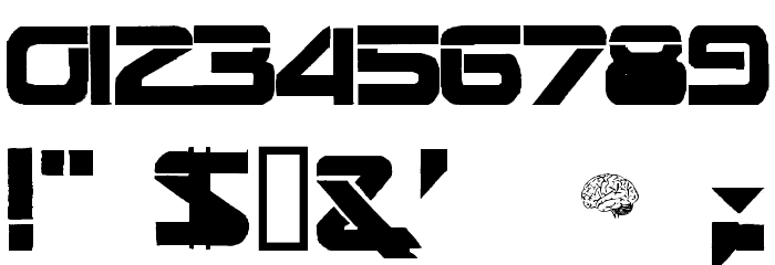 Seperated Font OTHER CHARS