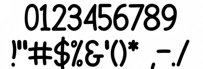 Sepet Font OTHER CHARS