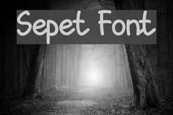 Sepet Font examples