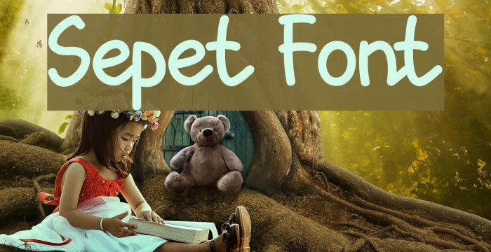 Sepet Font examples