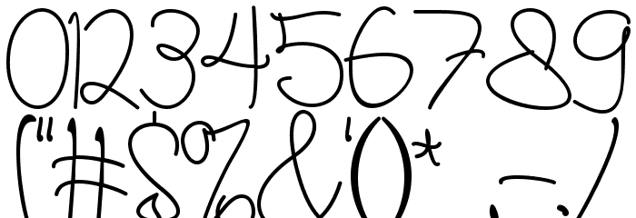 Sephia Signature Font OTHER CHARS