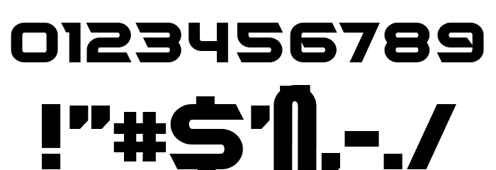 Sephora Bold Font OTHER CHARS