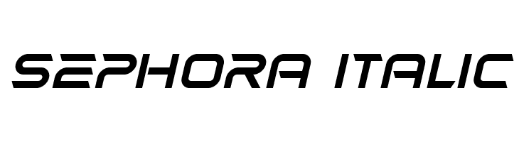 Sephora Italic  नि: शुल्क फ़ॉन्ट्स डाउनलोड