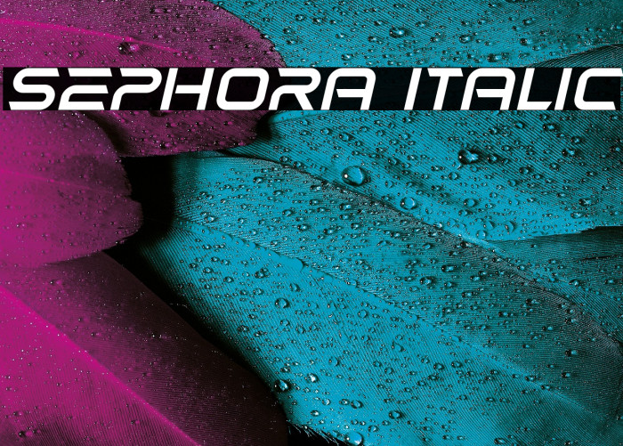 Sephora Italic Example 2