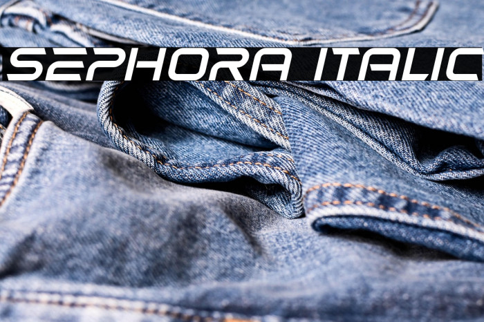 Sephora Italic Example 3