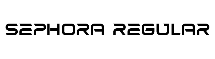 Sephora Regular  font caratteri gratis