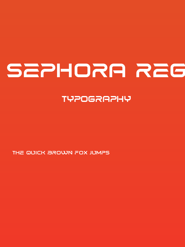 Sephora Regular Poster