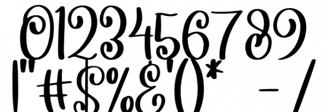 Sepia Love Font OTHER CHARS