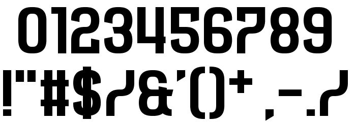 Septacharge Font OTHER CHARS