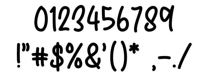 September Farmhouse Font OTHER CHARS