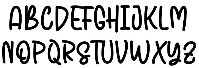 September Farmhouse Font UPPERCASE