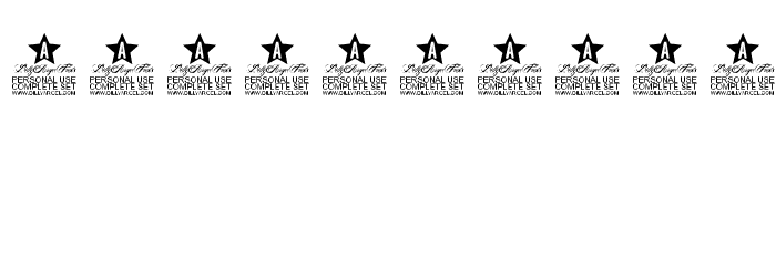 September Five Personal Use Font OTHER CHARS