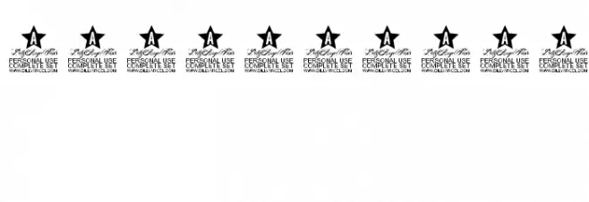 September Five Personal Use Font OTHER CHARS