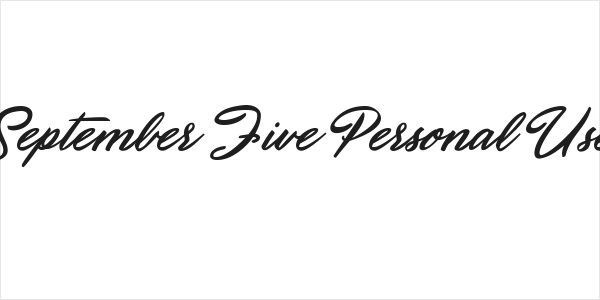 September Five Personal Use Logo