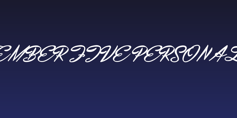 September Five Personal Use Social Header