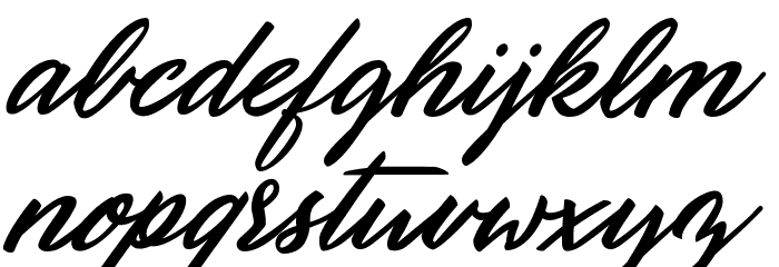 September Five Personal Use Font LOWERCASE