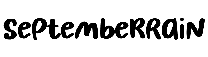 September Rain  Скачать бесплатные шрифты