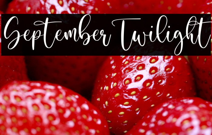 September Twilight Example 2