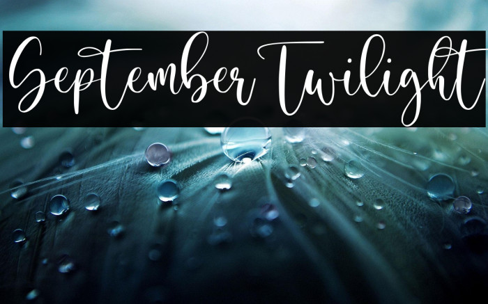 September Twilight Example 3