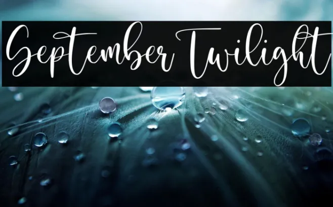 September Twilight Example 3