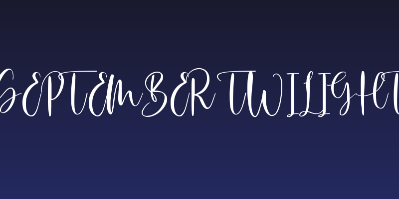 September Twilight Social Header