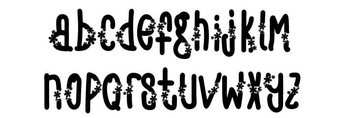 SeptemberRainRegular Font LOWERCASE