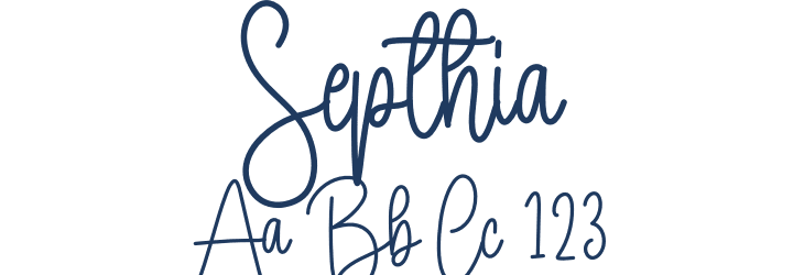 Septhia Font Preview
