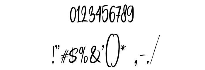 SeptillionScriptDEMO-Regular Font OTHER CHARS