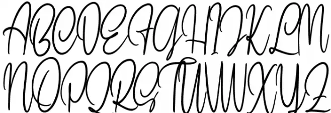 SeptillionScriptDEMO-Regular Font Litere mari