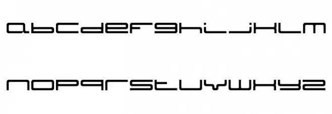 Septober Regular Schriftart Kleinbuchstaben