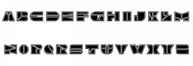 Septum Book Regular Font LOWERCASE