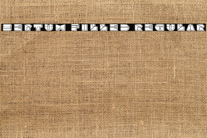 Septum Filled Regular Example 1