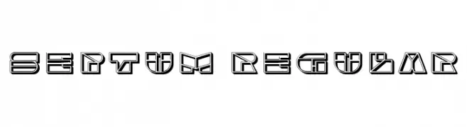 Septum Regular  Free Fonts Download