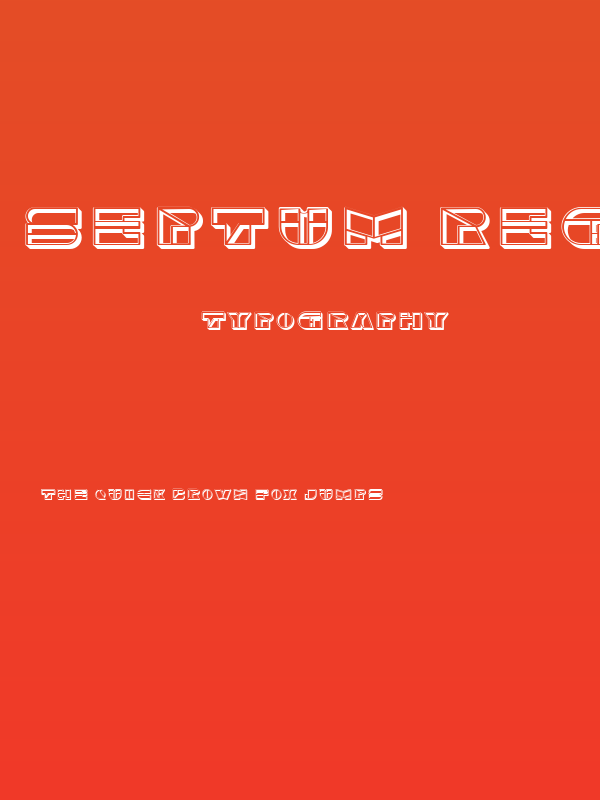 Septum Regular Poster