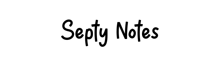 Septy Notes  لخطوط تنزيل
